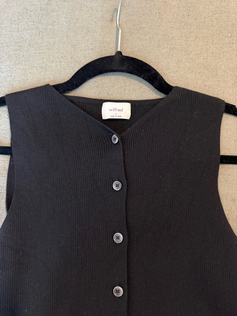 Wilfred Croquet Sweater Vest - Wonder Yarn - Picture 5 of 5